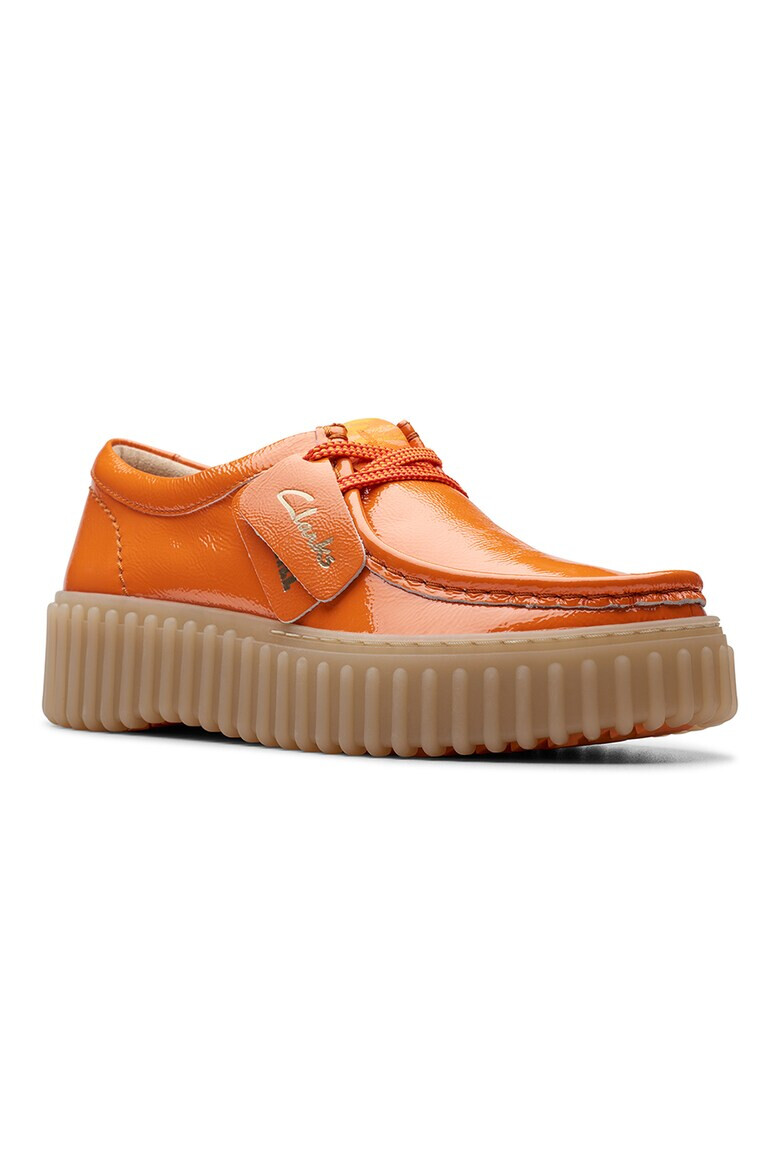 Clarks Лачени кожени обувки Creeper - Pepit.bg