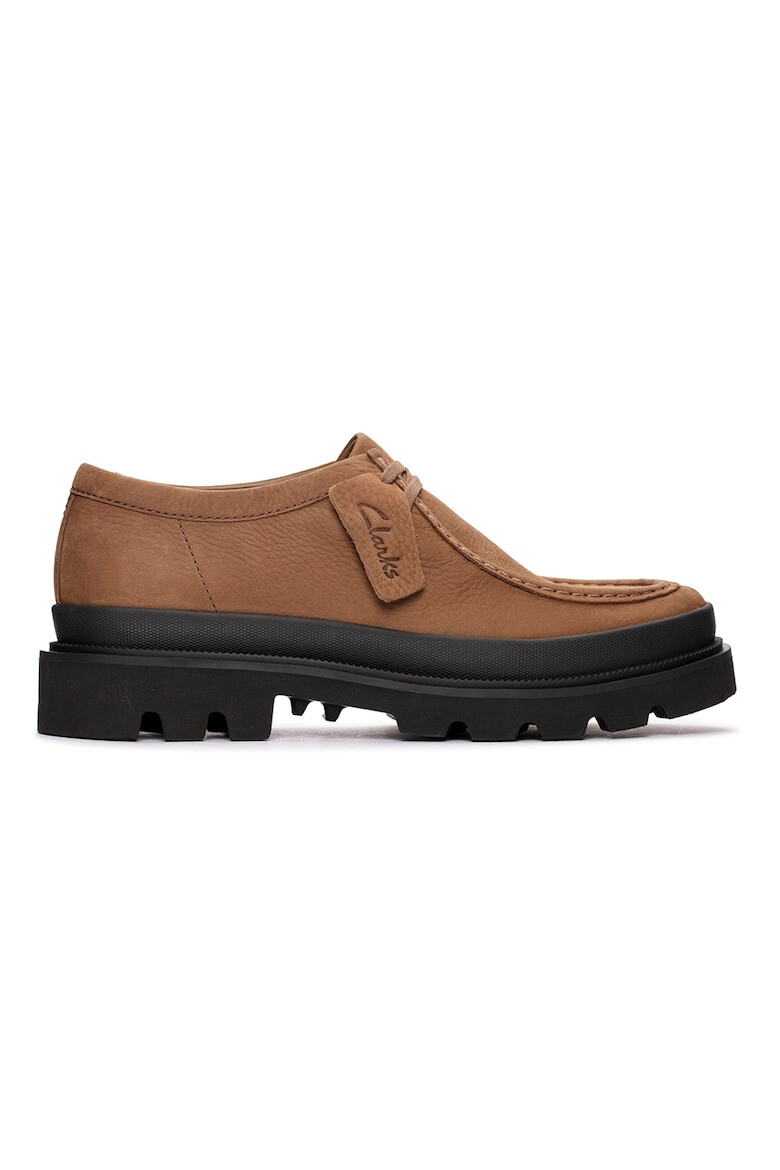 Clarks Мокасини Badell от набук - Pepit.bg