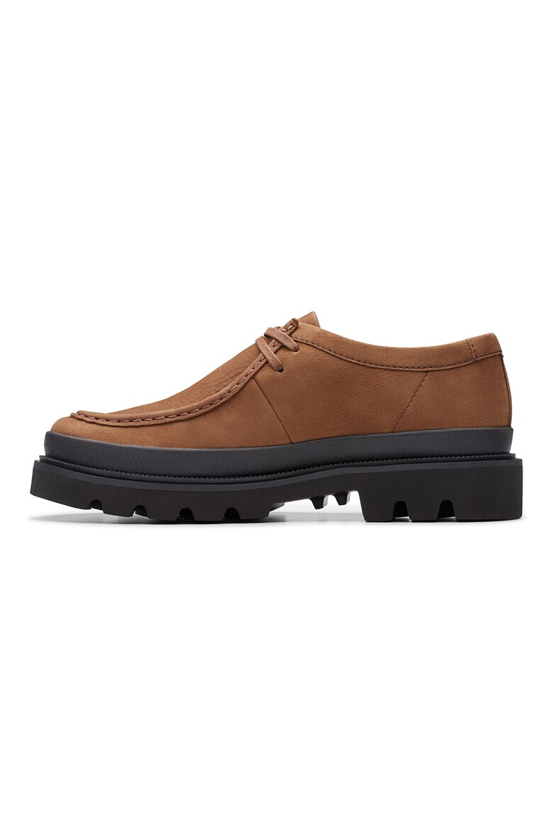 Clarks Мокасини Badell от набук - Pepit.bg
