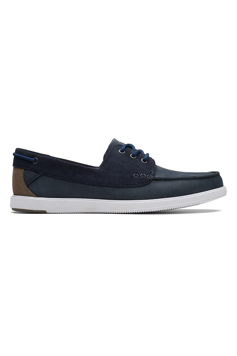 Clarks Мокасини Bratton от набук - Pepit.bg