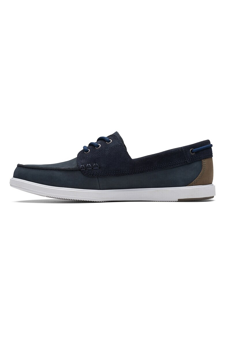 Clarks Мокасини Bratton от набук - Pepit.bg
