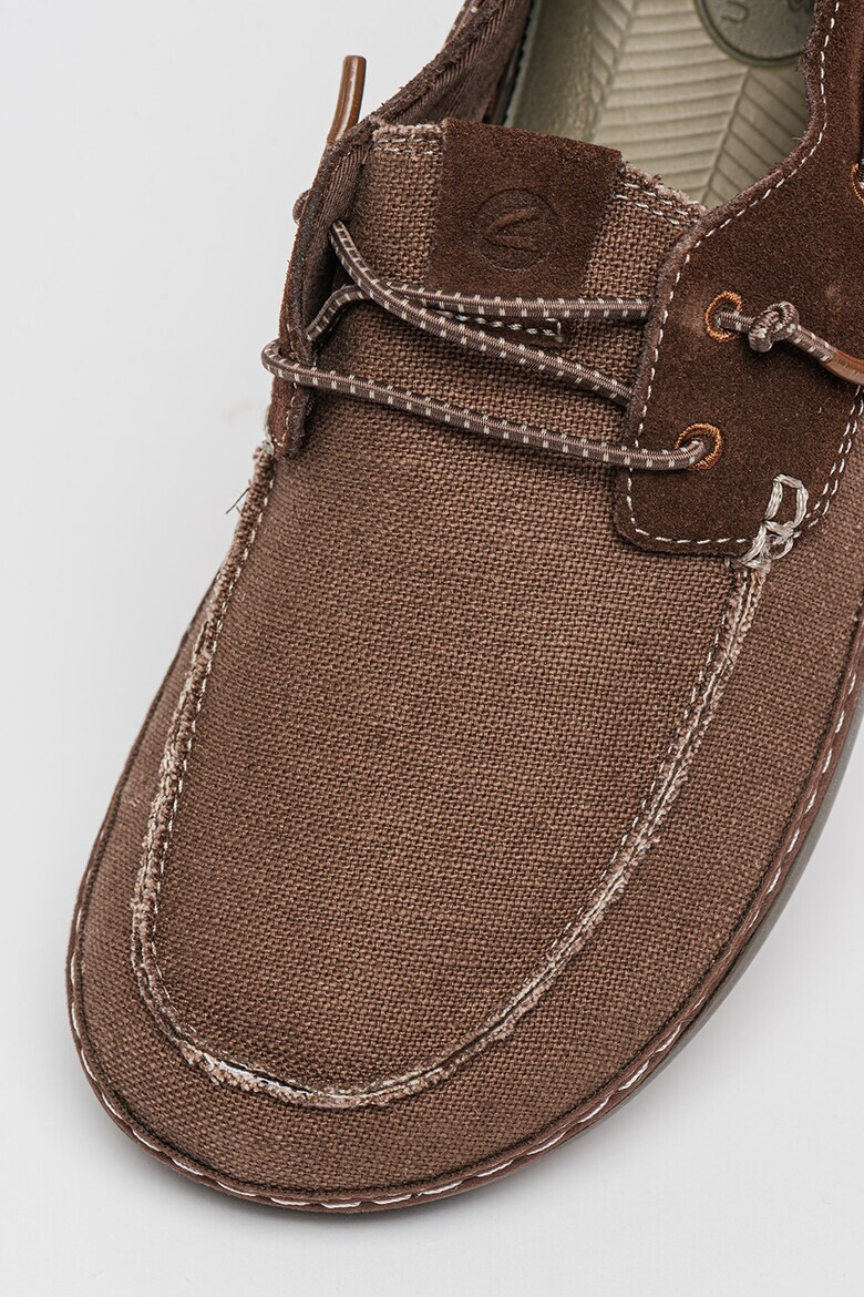 Clarks Мокасини Higley с велур - Pepit.bg