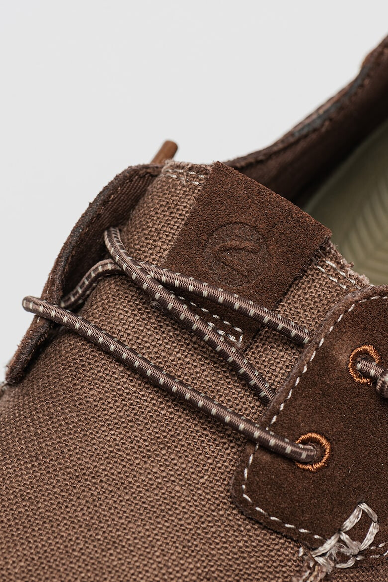 Clarks Мокасини Higley с велур - Pepit.bg