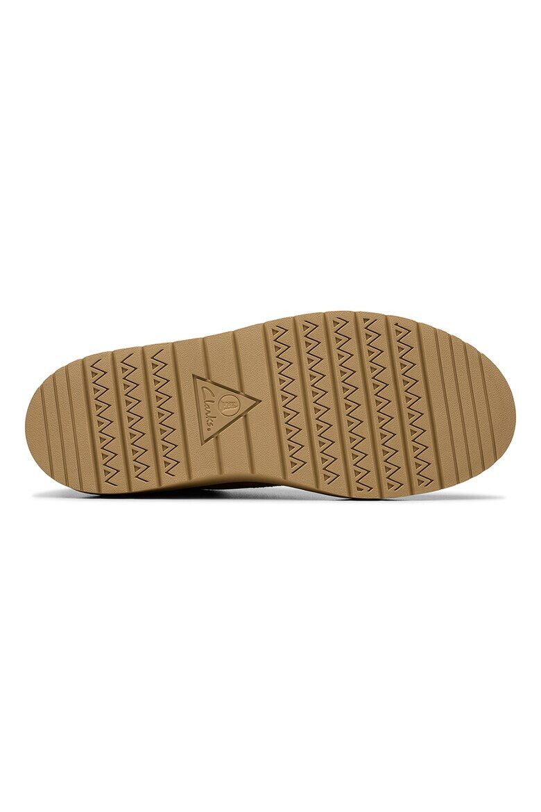 Clarks Велурени мокасини Polden - Камел - Pepit.bg