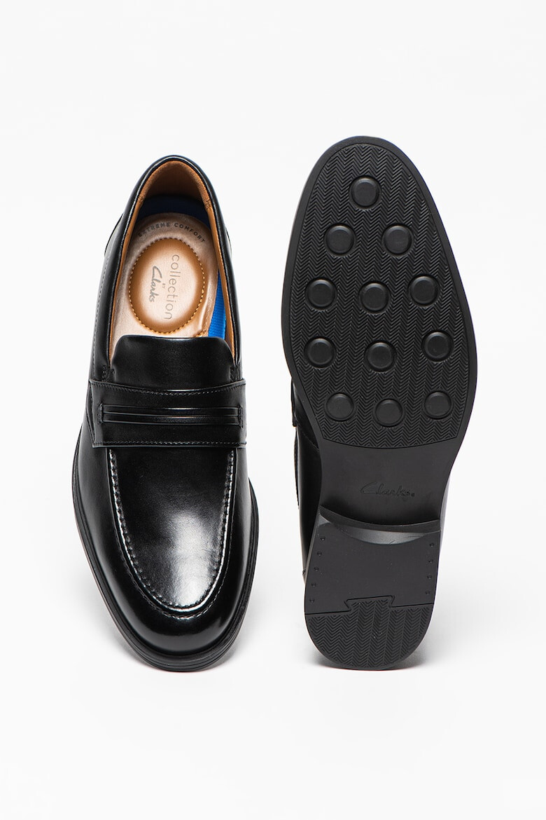 Clarks Омекотени кожени мокасини Whiddon - Pepit.bg