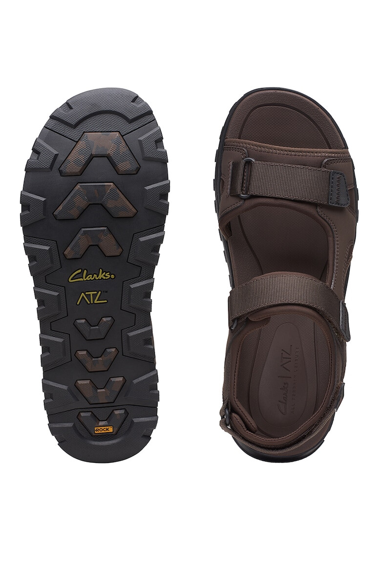 Clarks Сандали Mimic Grip™ с равна платформа и велкро - Pepit.bg