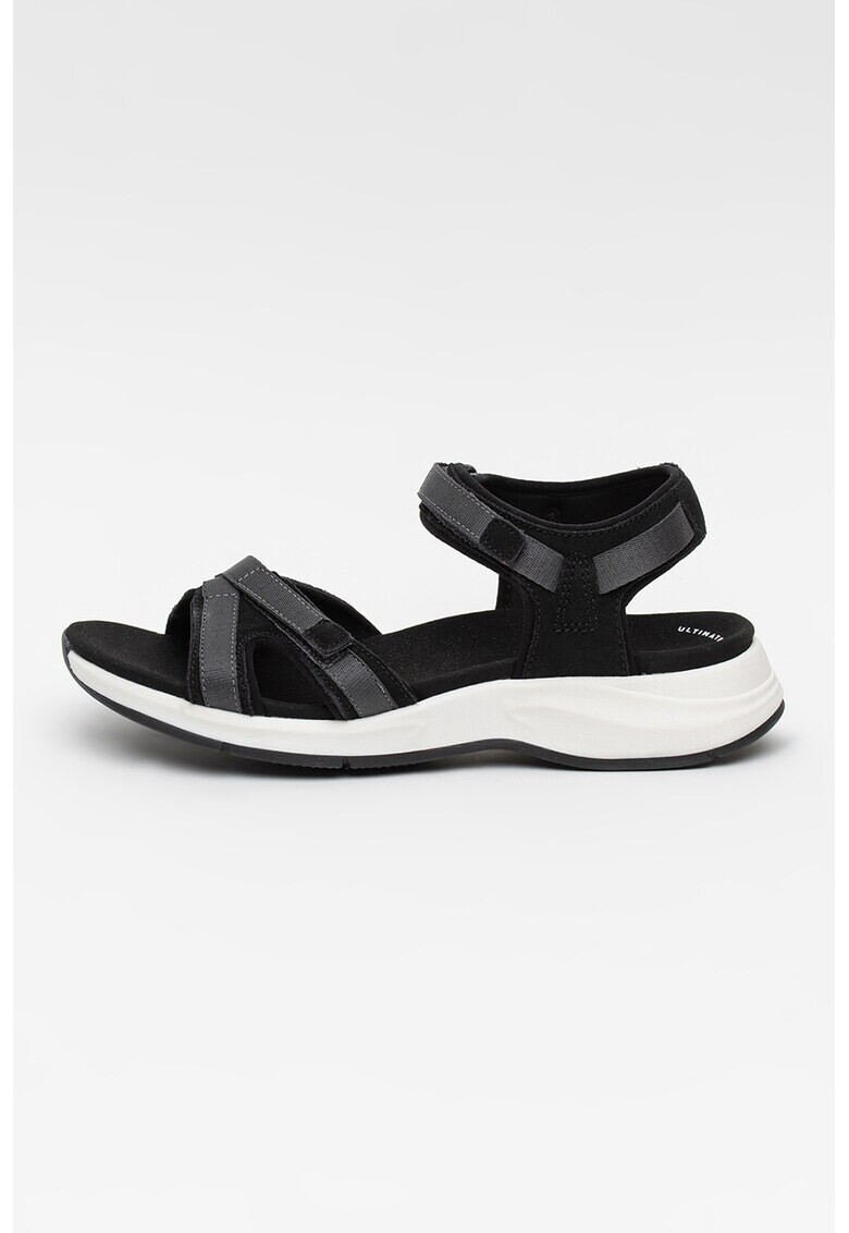 Clarks Сандали от кожа и текстил Solan Drift - Pepit.bg