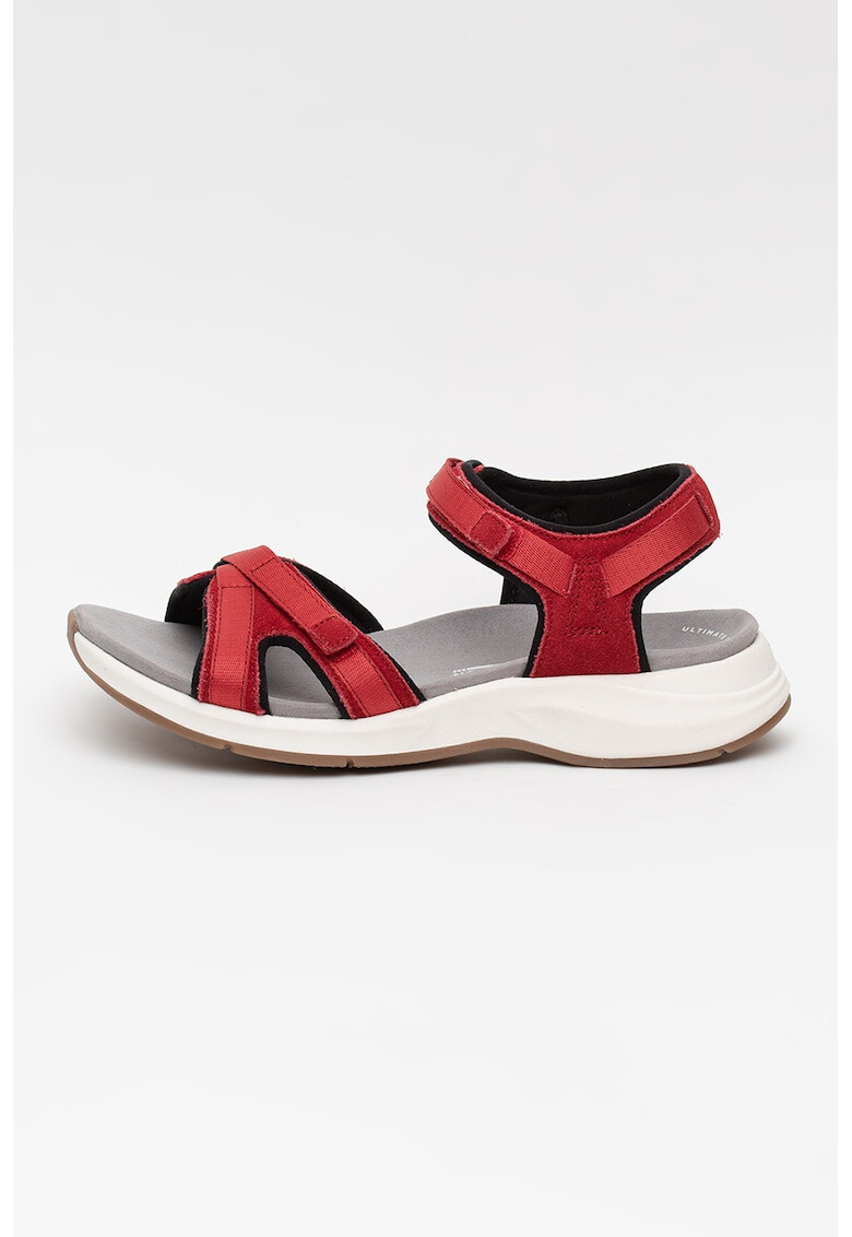 Clarks Сандали от кожа и текстил Solan Drift - Pepit.bg