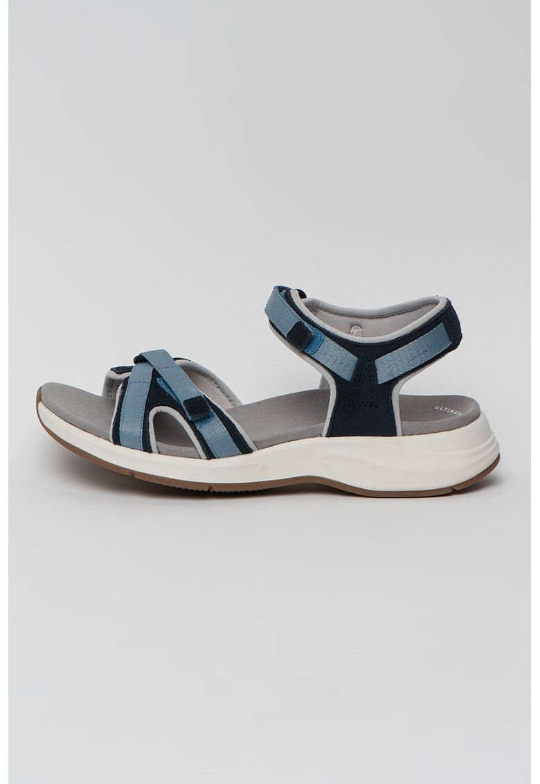 Clarks Сандали от кожа и текстил Solan Drift - Pepit.bg
