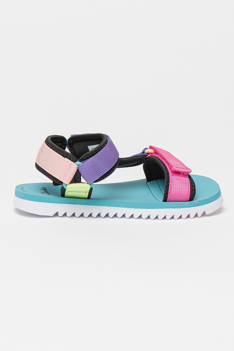 Clarks Сандали Peak Web с цветен блок - Pepit.bg
