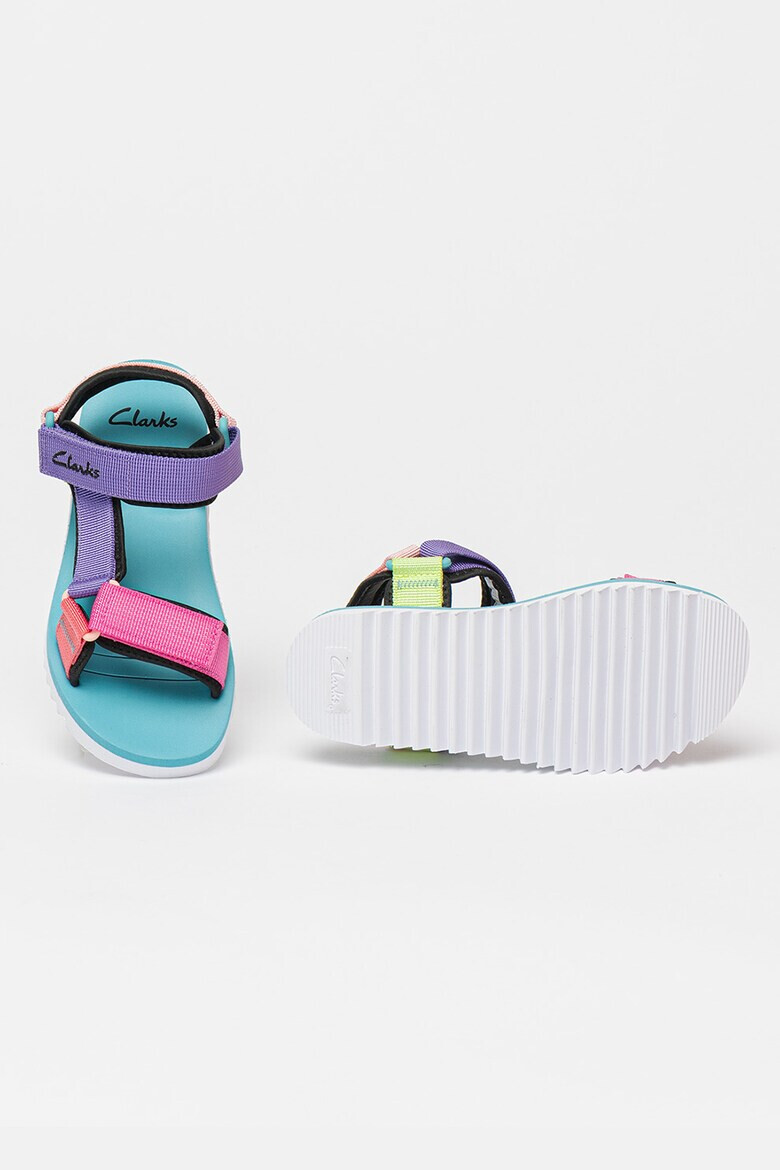 Clarks Сандали Peak Web с цветен блок - Pepit.bg