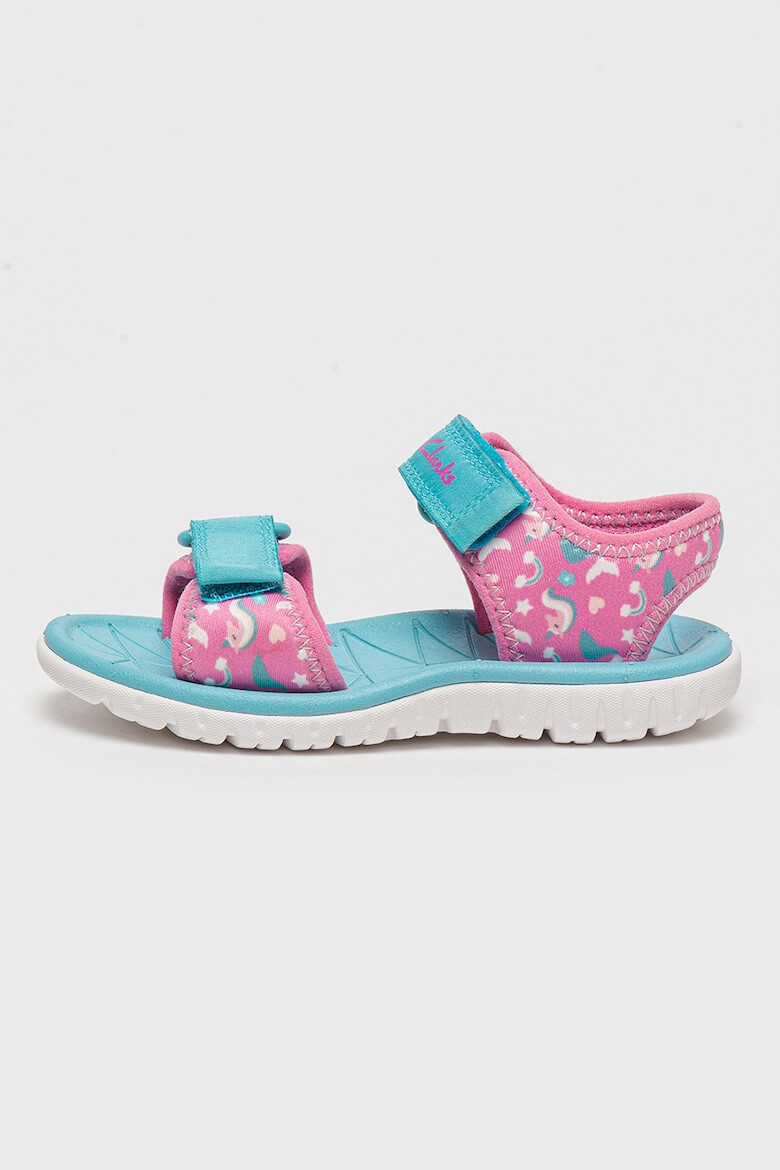 Clarks Сандали с велкро и принт - Pepit.bg