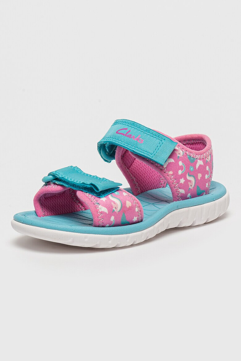 Clarks Сандали с велкро и принт - Pepit.bg