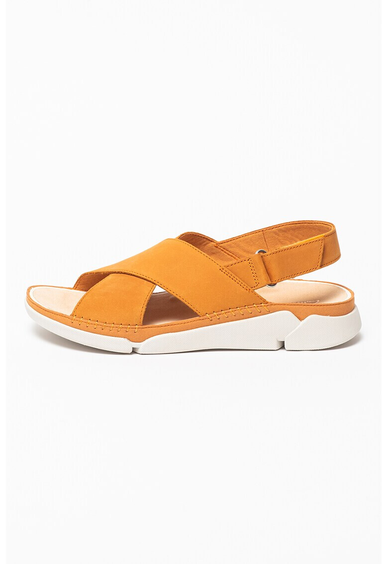 Clarks Сандали Tri Alexia от набук с текстил - Pepit.bg