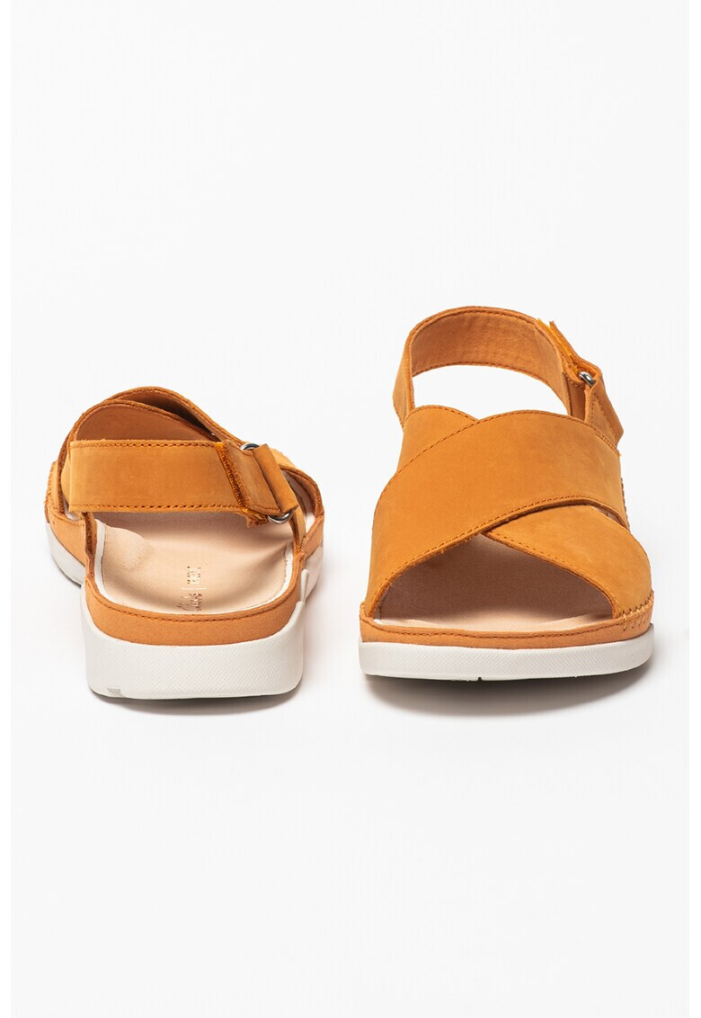 Clarks Сандали Tri Alexia от набук с текстил - Pepit.bg
