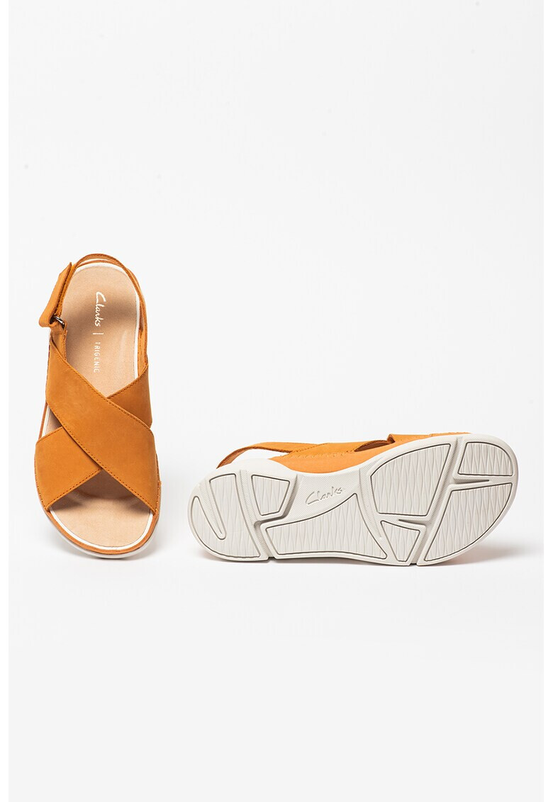 Clarks Сандали Tri Alexia от набук с текстил - Pepit.bg