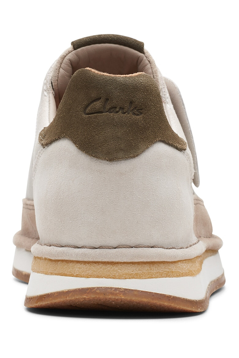 Clarks Спортни обувки Craft Run от кожа и велур - Pepit.bg