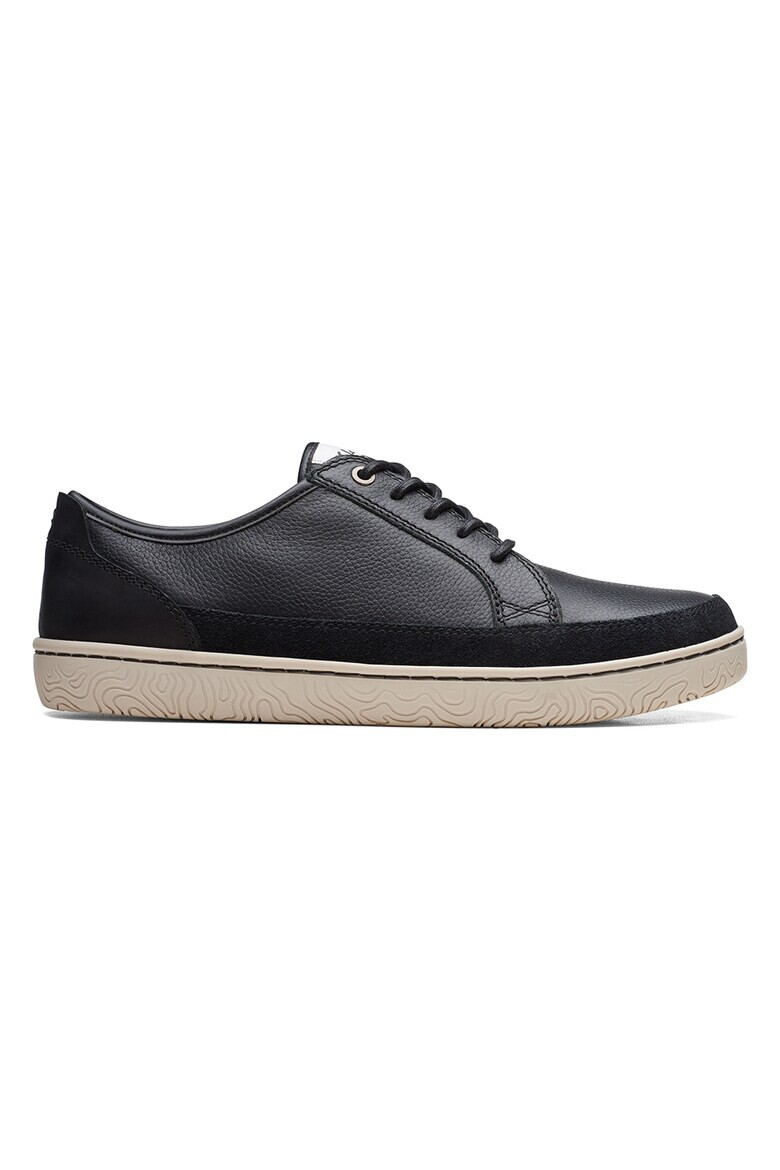 Clarks Спортни обувки Hodson от кожа и велур - Pepit.bg