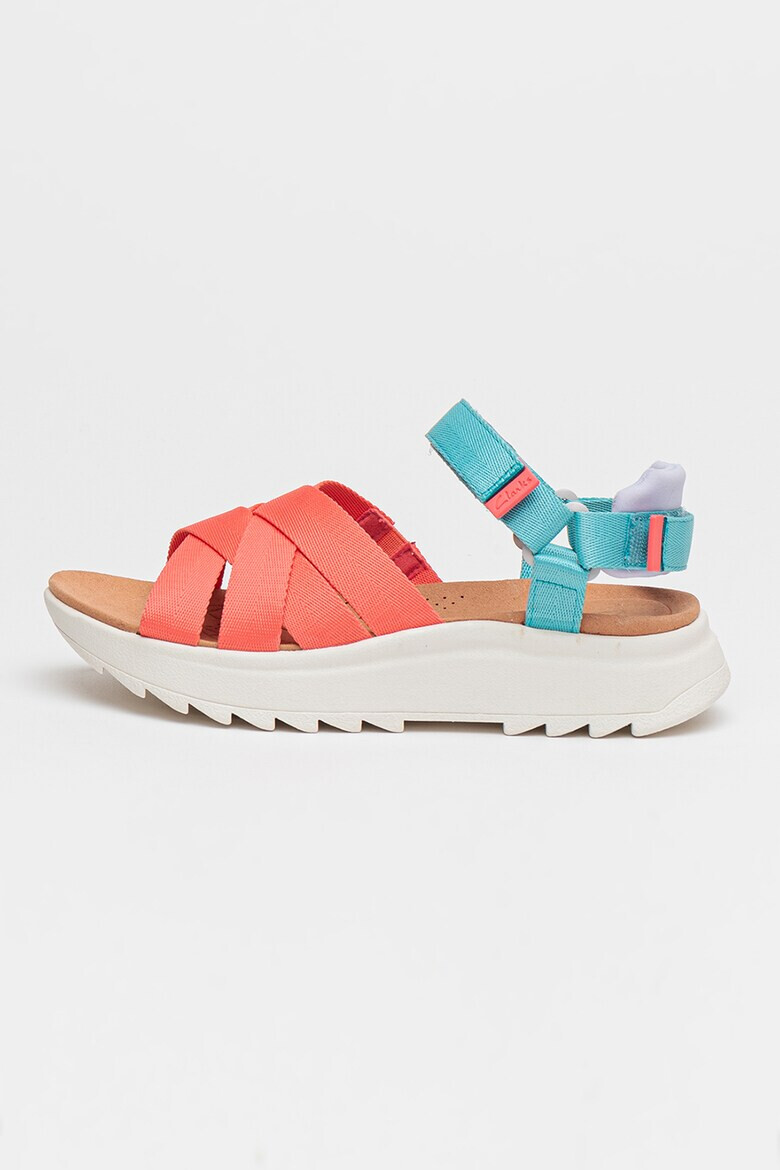 Clarks Текстилни сандали DashLite с велкро - Pepit.bg