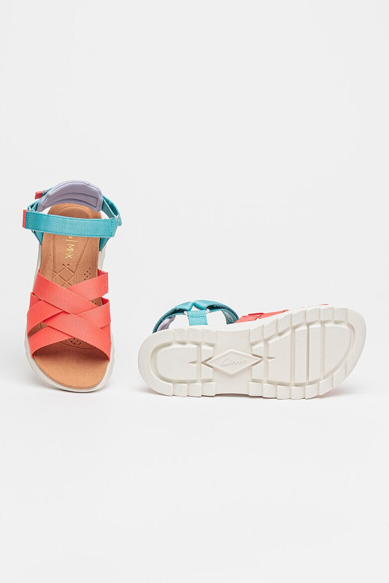 Clarks Текстилни сандали DashLite с велкро - Pepit.bg