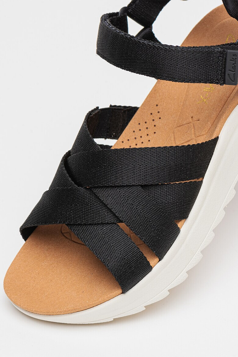 Clarks Текстилни сандали DashLite с велкро - Pepit.bg