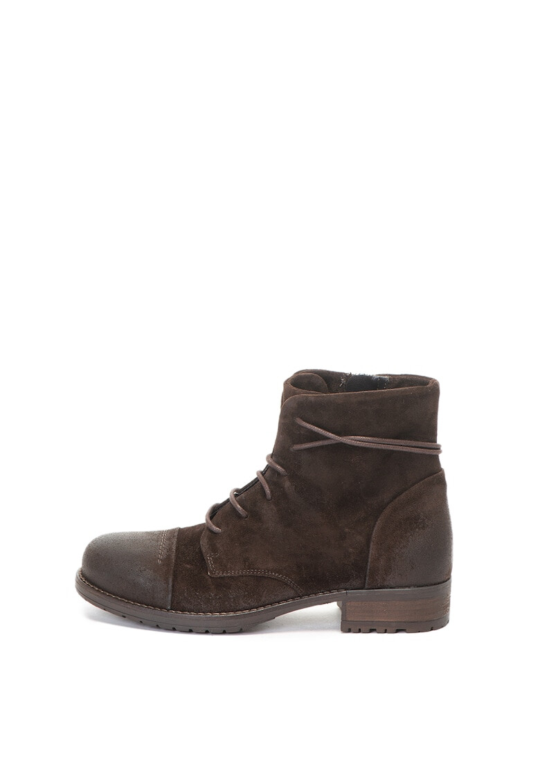 Clarks Велурени боти Adelia Stone - Pepit.bg