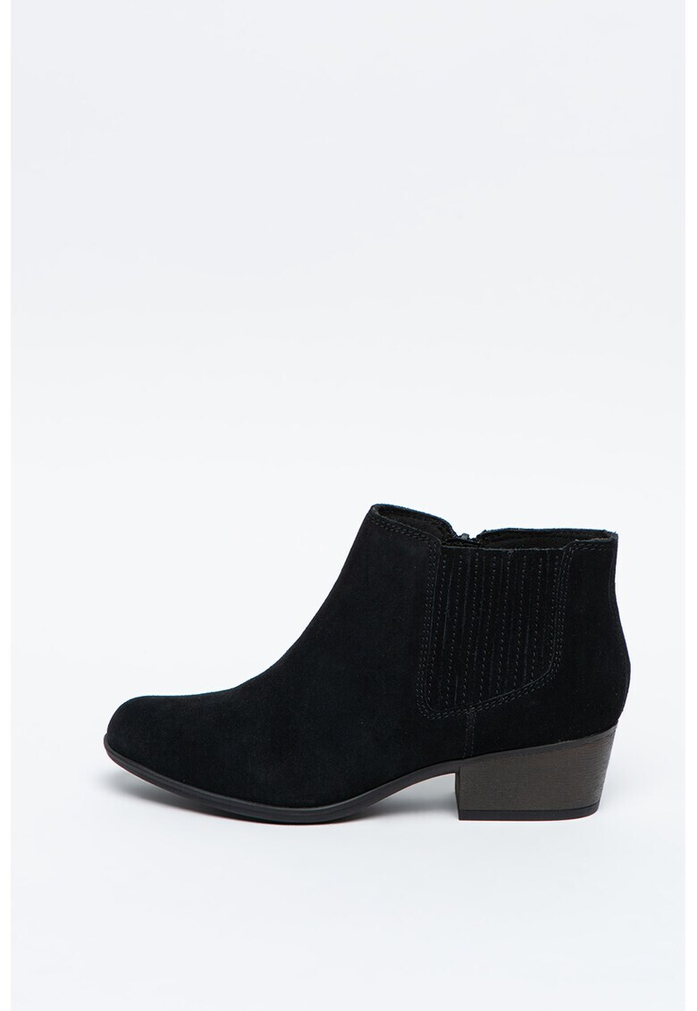 Clarks Велурени боти Adreena Flora - Pepit.bg
