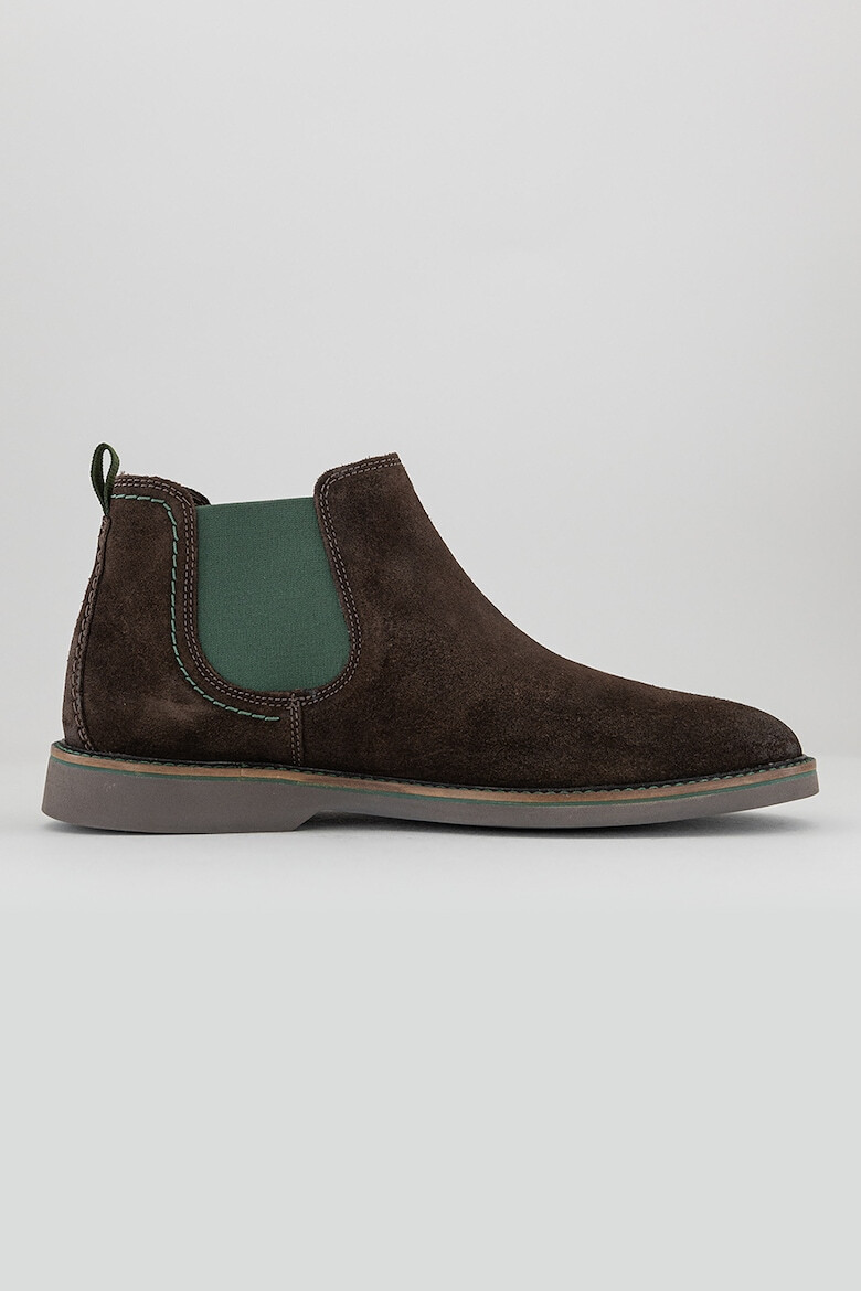 Clarks Велурени боти Atticus Chelsea - Pepit.bg
