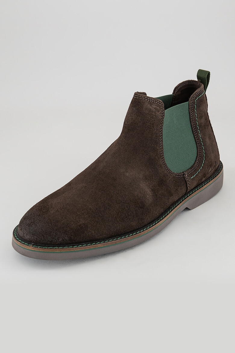 Clarks Велурени боти Atticus Chelsea - Pepit.bg