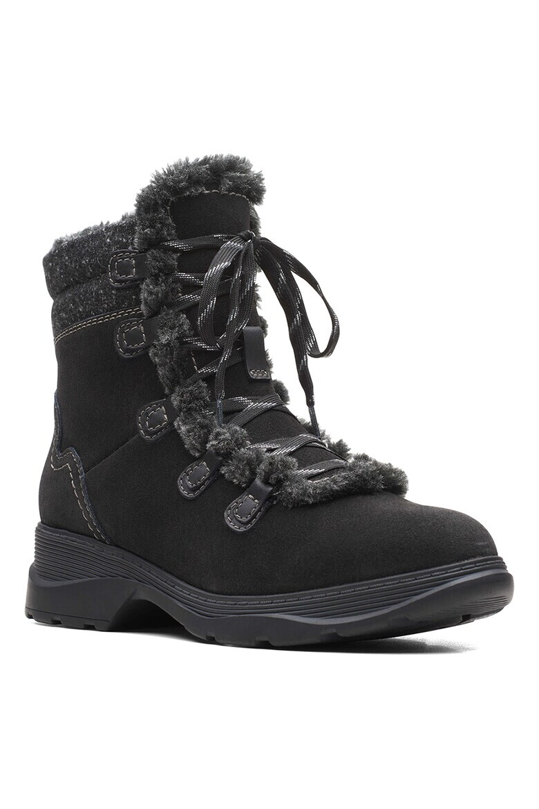 Clarks Велурени боти Aveleigh - Pepit.bg