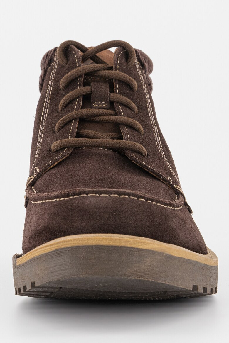 Clarks Велурени боти Barnes - Pepit.bg