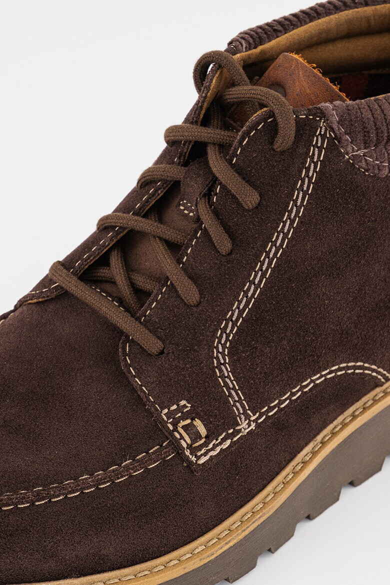 Clarks Велурени боти Barnes - Pepit.bg