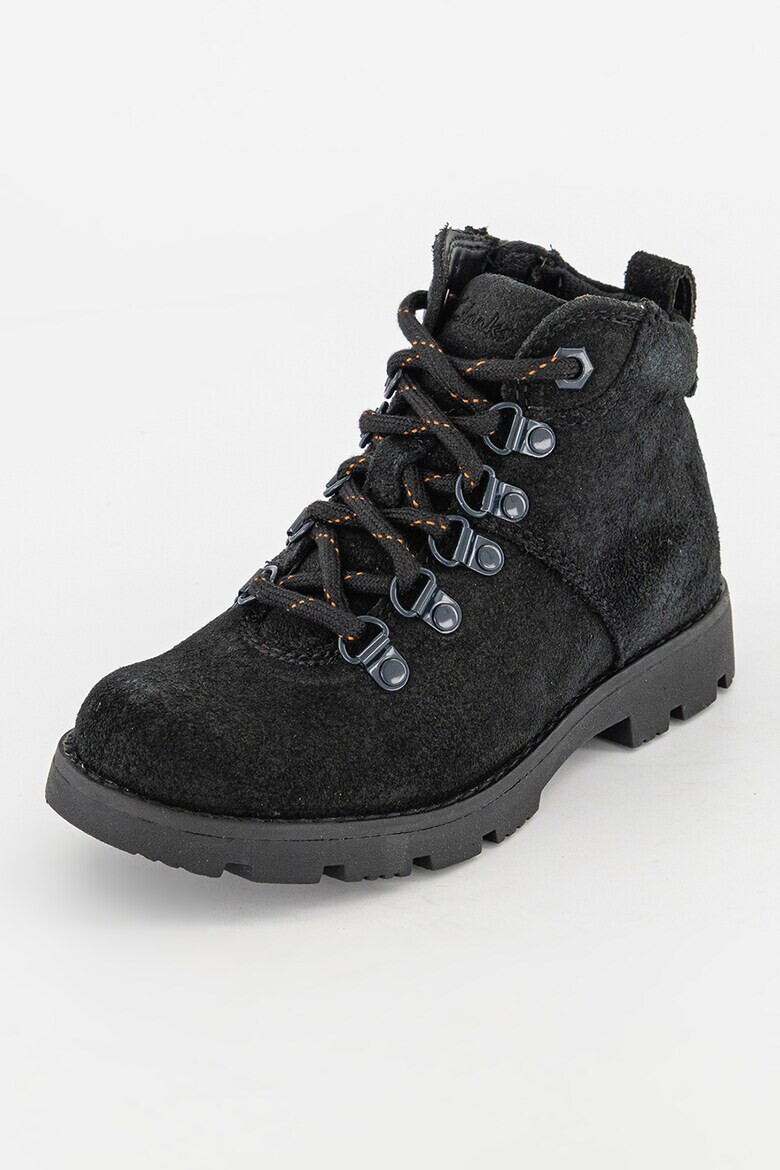 Clarks Велурени боти Heath - Pepit.bg