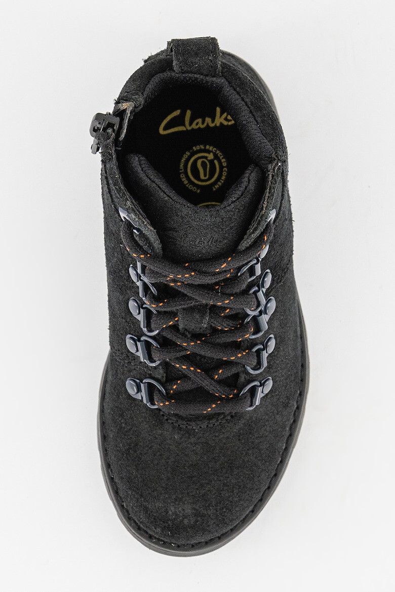 Clarks Велурени боти Heath - Pepit.bg