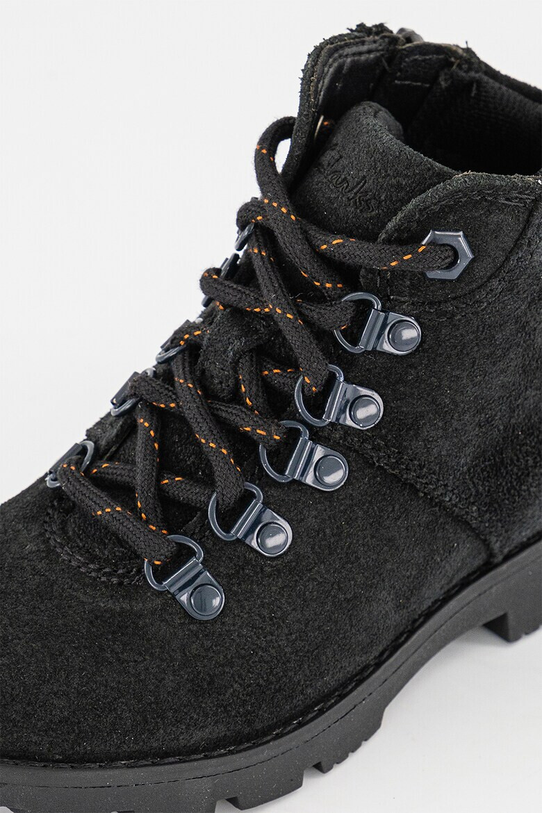 Clarks Велурени боти Heath - Pepit.bg