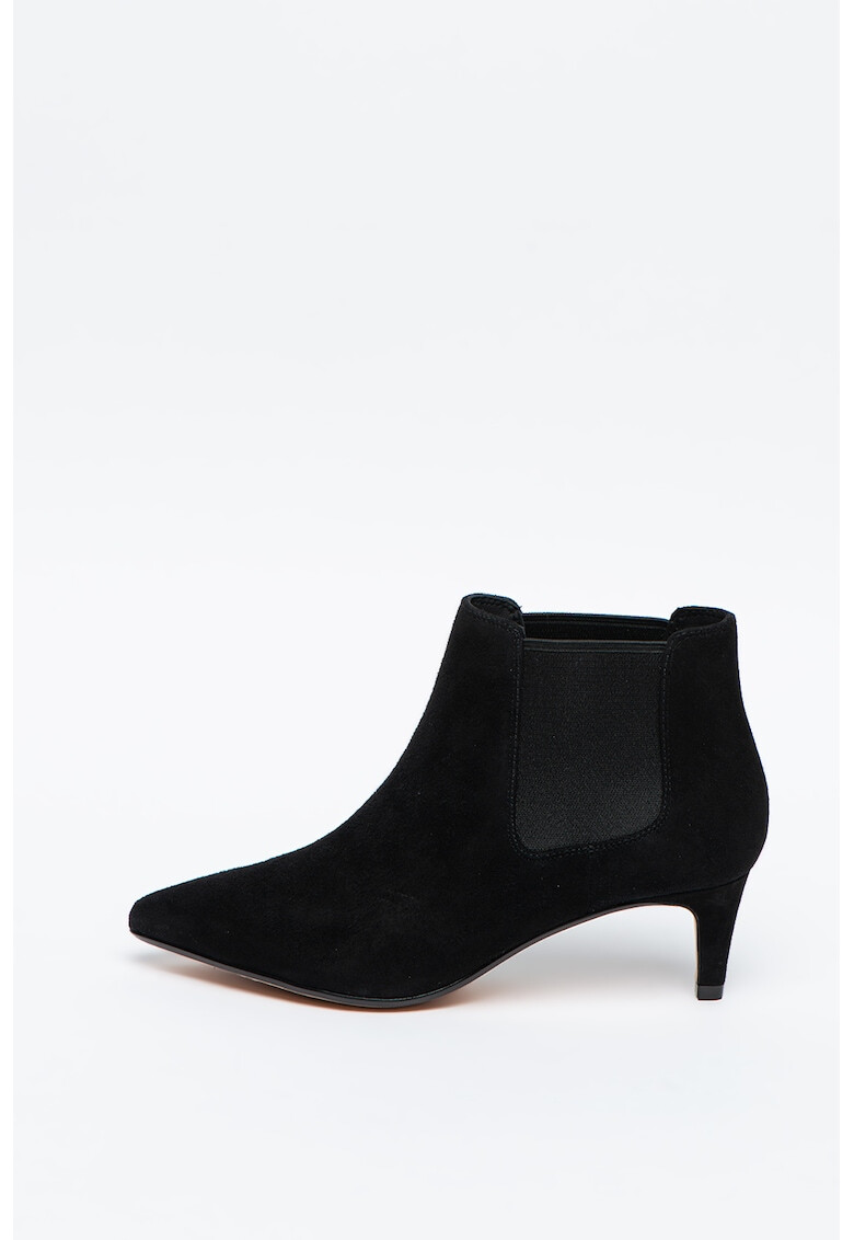 Clarks Велурени боти Laina Chelsea - Pepit.bg