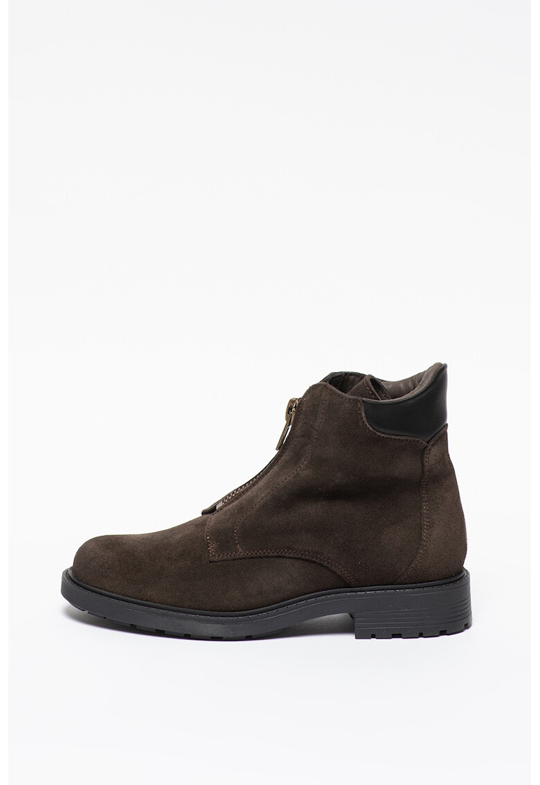 Clarks Велурени боти Orinoco2 Short с преден цип - Pepit.bg