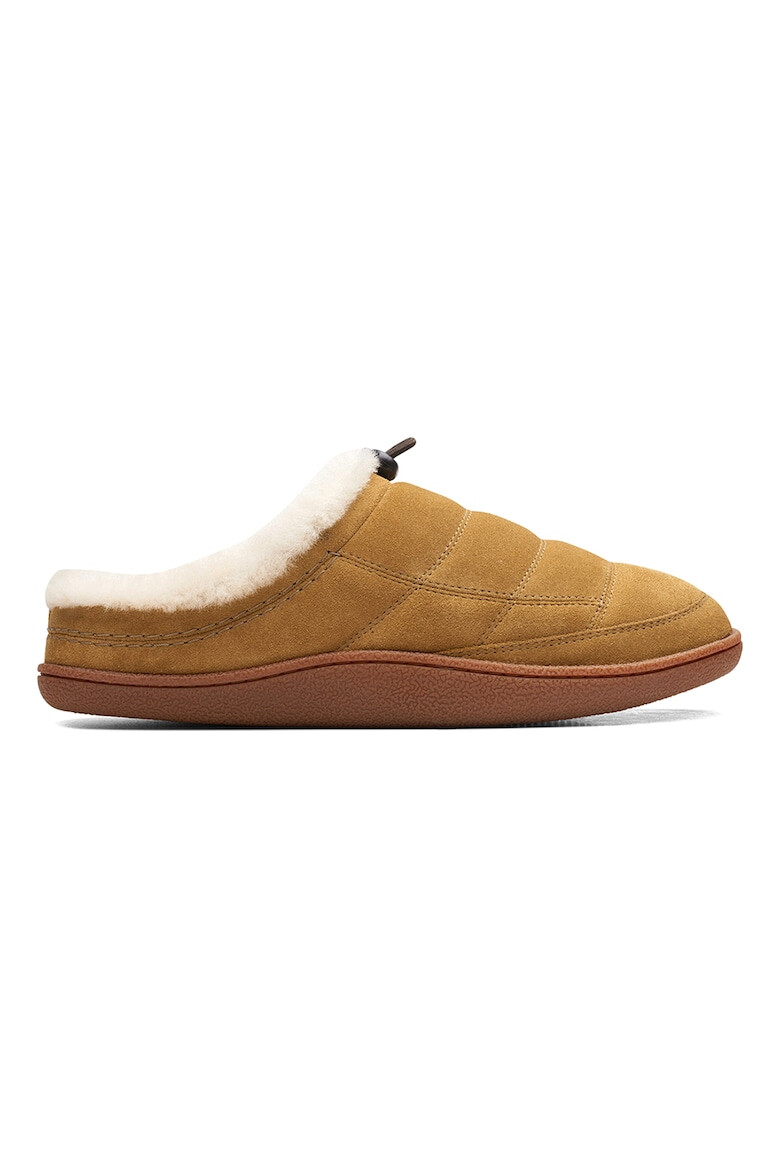 Clarks Велурени чехли Pilton - Pepit.bg