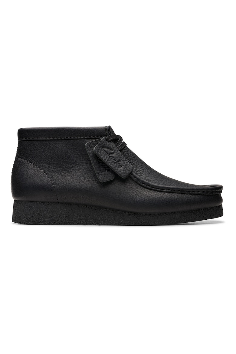 Clarks Велурени кларкове Wallabeeevo - Избеляло черно - Pepit.bg