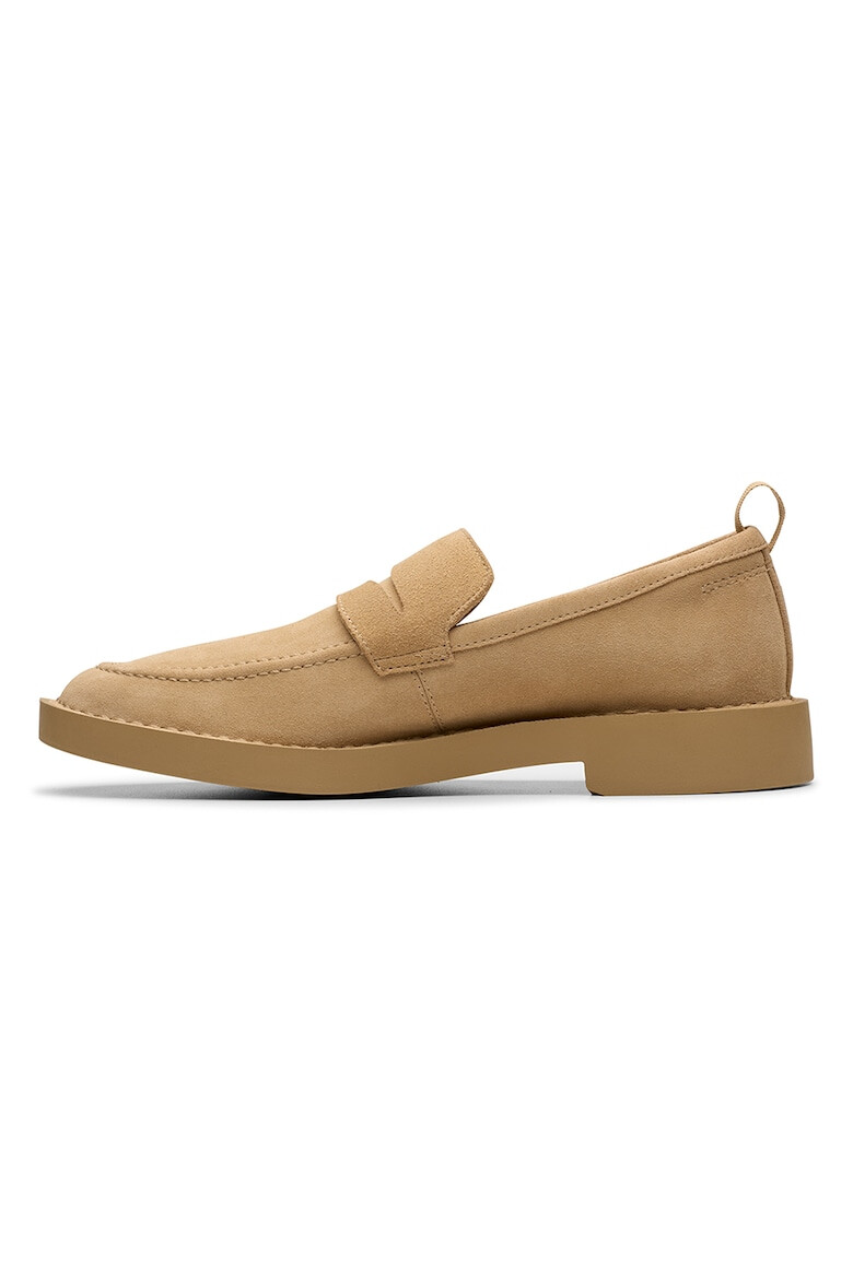 Clarks Велурени мокасини - Бежов - Pepit.bg