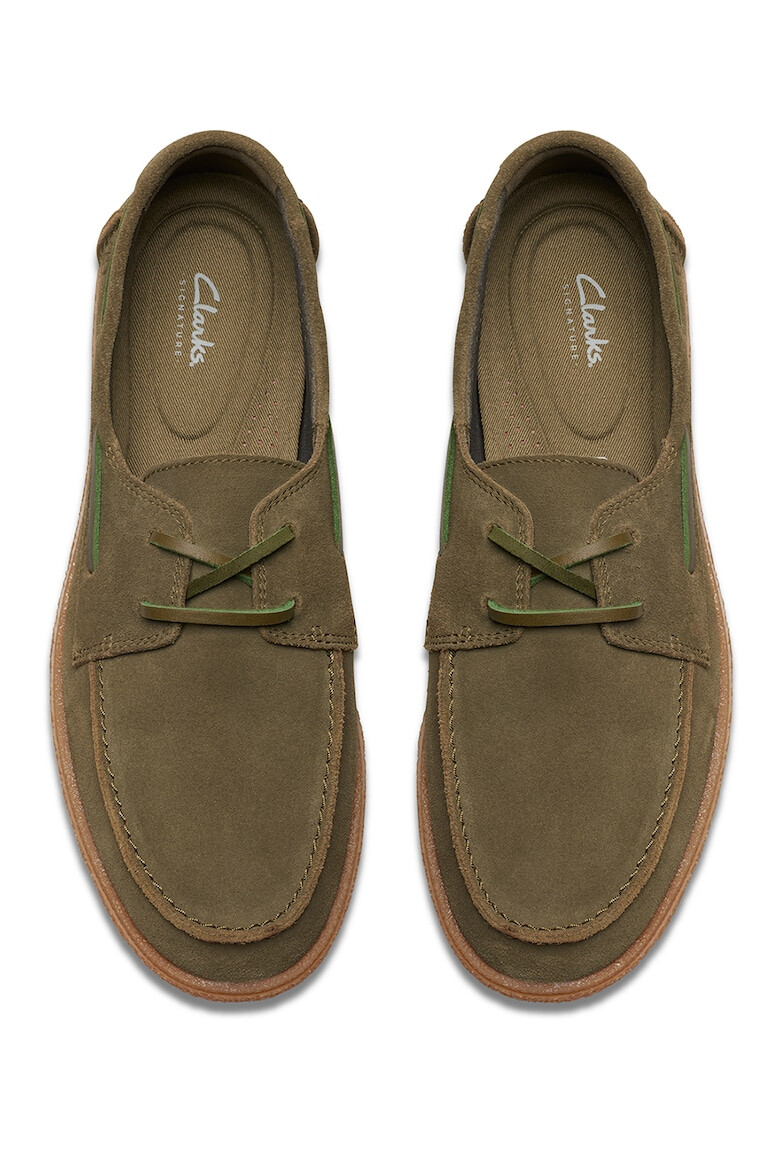 Clarks Велурени мокасини - Pepit.bg
