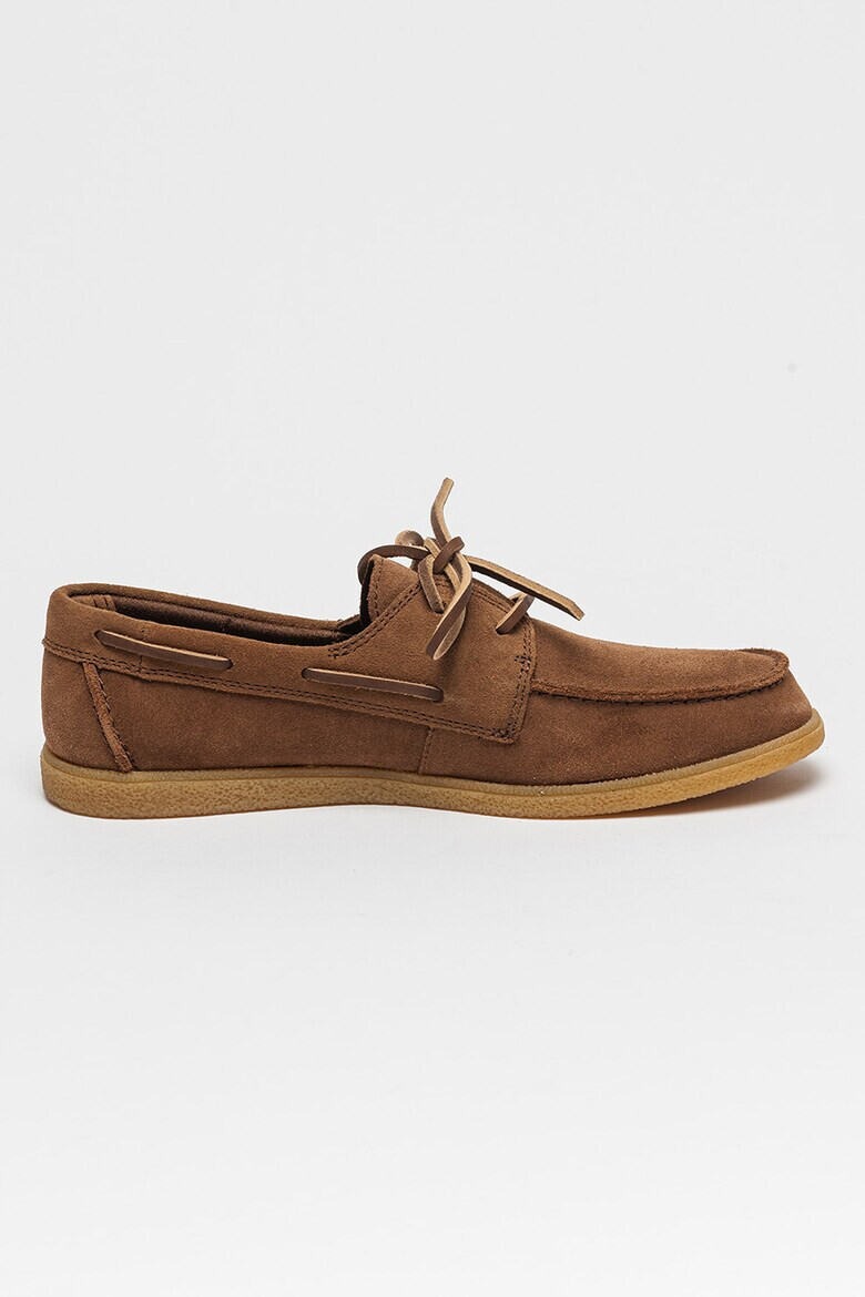 Clarks Велурени мокасини Clarkbay Go - Pepit.bg