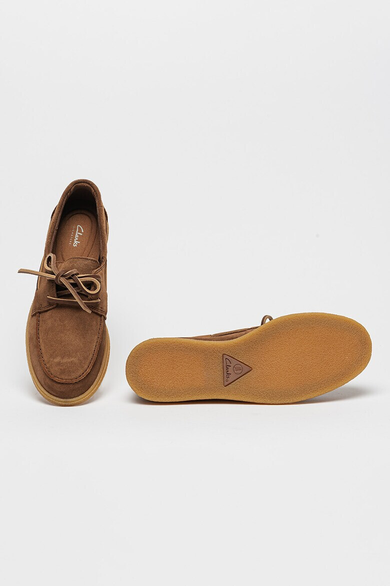 Clarks Велурени мокасини Clarkbay Go - Pepit.bg