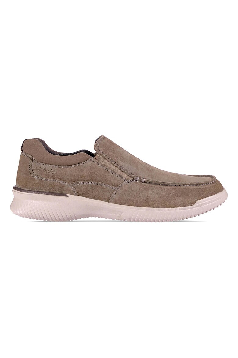 Clarks Велурени мокасини Donaway - Pepit.bg