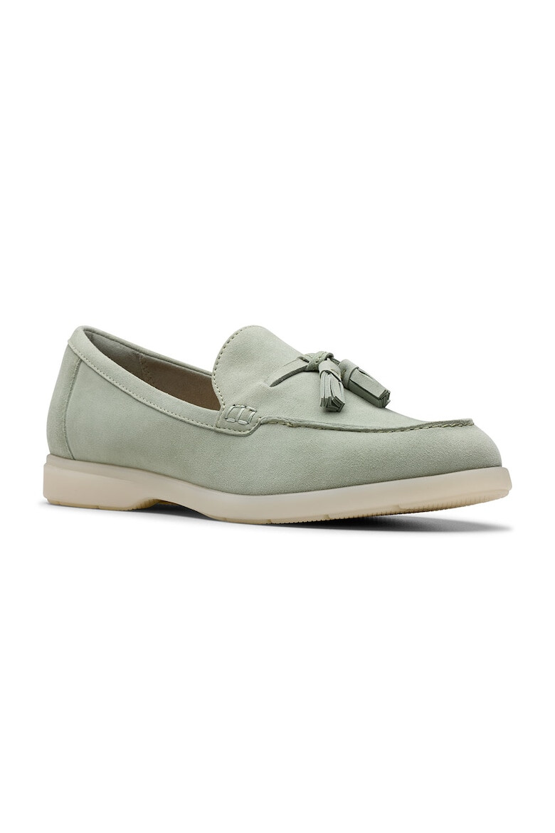 Clarks Велурени мокасини Narini Edge - Pepit.bg
