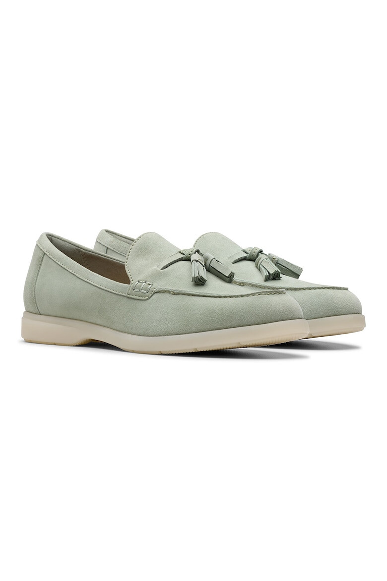 Clarks Велурени мокасини Narini Edge - Pepit.bg