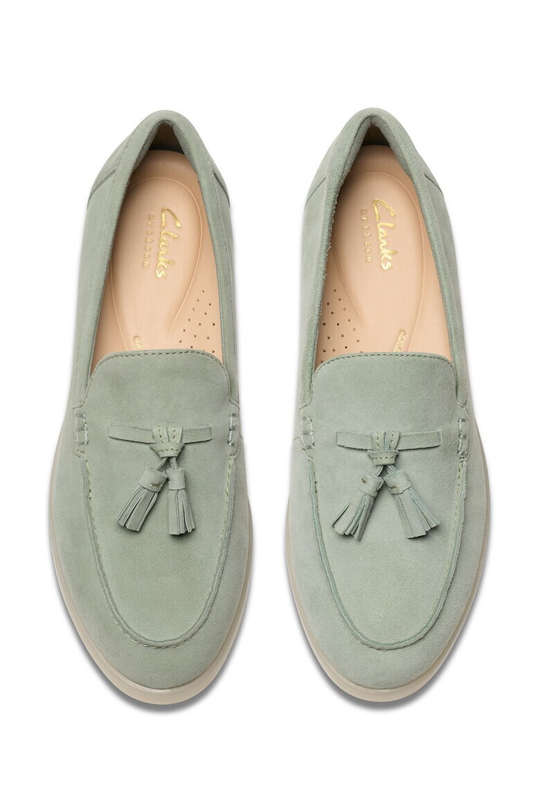 Clarks Велурени мокасини Narini Edge - Pepit.bg