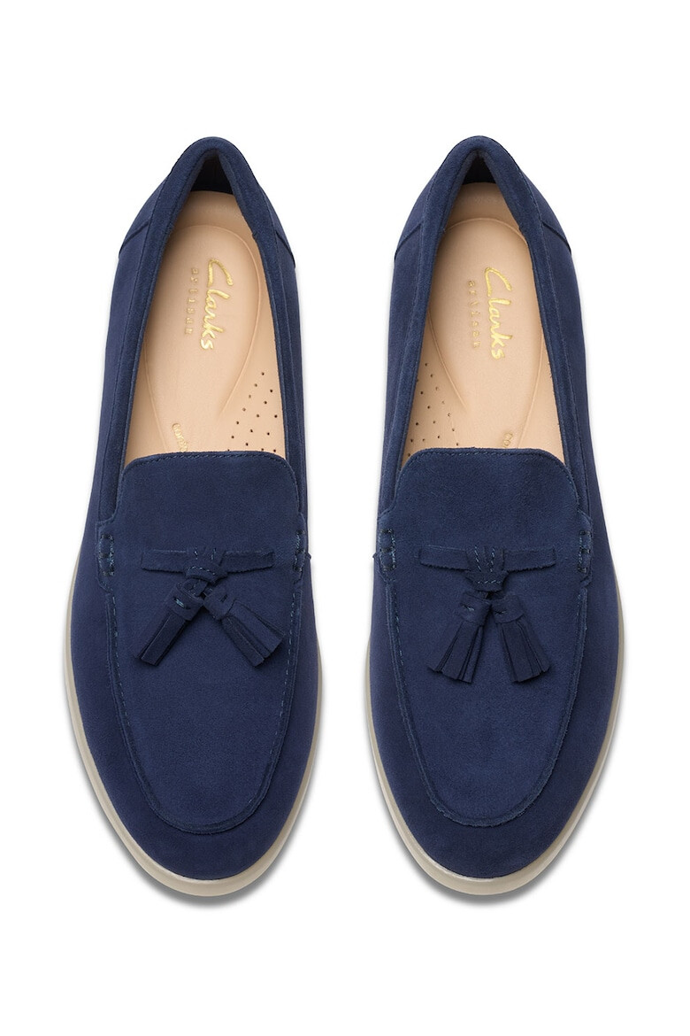 Clarks Велурени мокасини Narini Edge - Pepit.bg