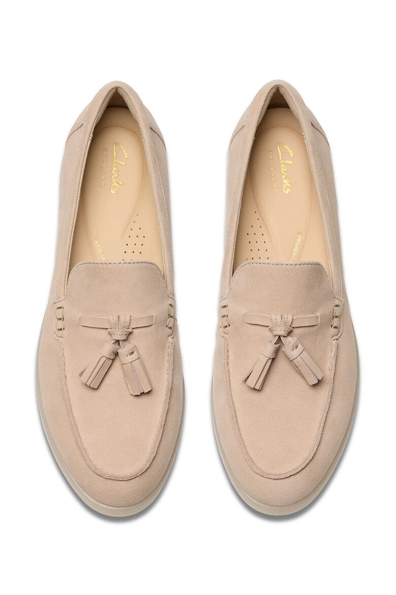 Clarks Велурени мокасини Narini Edge - Pepit.bg