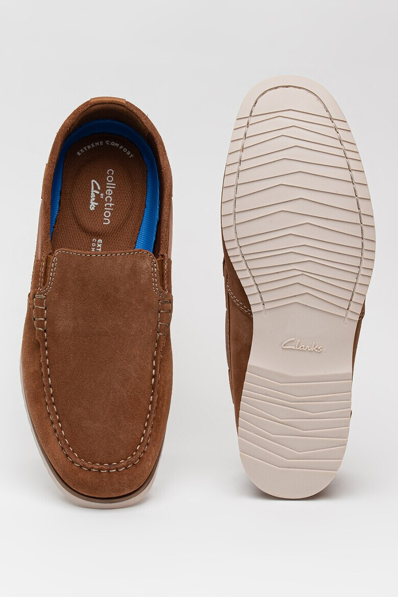 Clarks Велурени мокасини Noonan - Pepit.bg